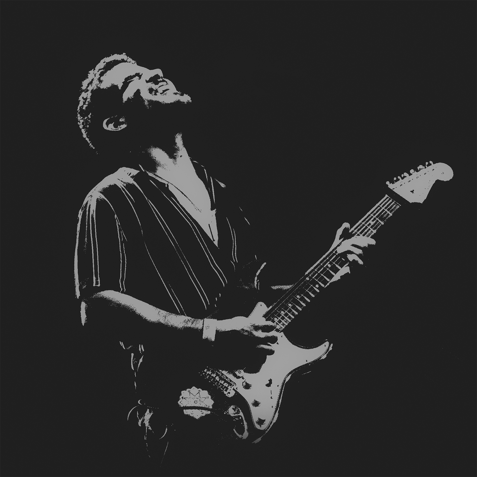 JJ Villafañe Performing Live JJ Villafañe playing electric guitar during a live performance, a Houston-based guitarist known for improvisation with DJs